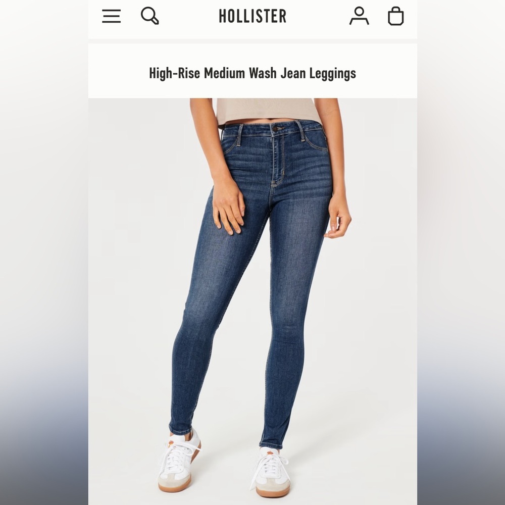 NWOT high rise Jean leggings